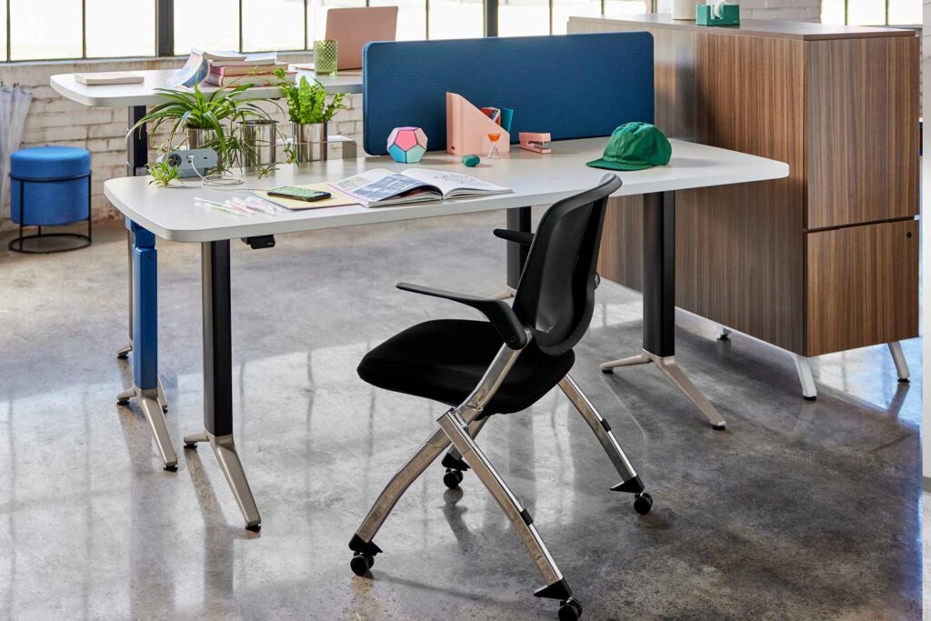 Multiple use office desk