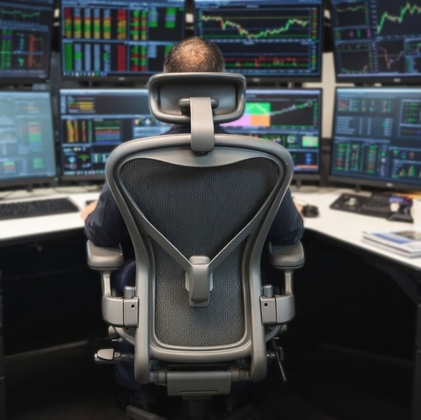 Ergonomic Chair in a Security Office
